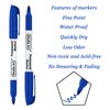 Shuttle Art Permanent Markers, 30 Pack Blue Permanent Marker set,Fine Point, Works on Plastic,Wood,Stone,Metal and Glass for Doodling, Marking…
