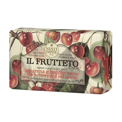 NESTI DANTE Il Frutteto, Black Cherry and Red Berries Soap 250 g