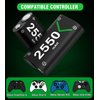 Mocagen Rechargeable Battery Pack for Xbox One/Xbox Series X|S Controller Battery, 2 X 2550mAh One S/Xbox X/Xbox Elite Batteries, 2 Pack-Green (Q08S-MG-US)