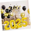 2025 Balloons Happy New Years Decorations, New Years Eve Party Supplies, 40 and 12 Inch Balloons Class of 2025 Decorations Senior 2025 Decorations, Suitable for NYE Graduation