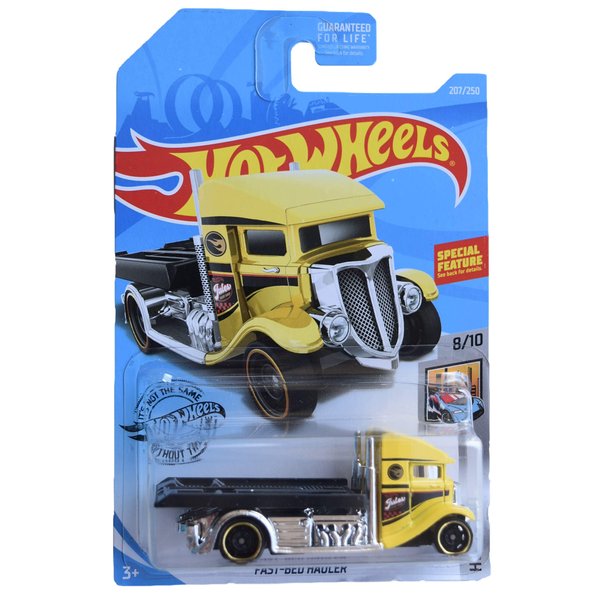 Hot Wheels Metro Series 8/10 Fast Bed Hauler 207/250, Yellow