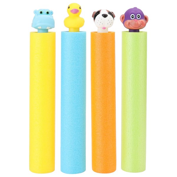 4-Pack Water Blaster Soaker Guns Set,Squirt Guns,Squirt Guns for Kids,Pool Squirt Toys,Pool Water Gun,Ranges up to 40 feet,Outdoor Water Toys for Kids