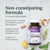 New Chapter Iron Supplement, Whole-Food Fermented Iron Complex Made with Organic Vegetables & Herbs + One Daily Non-Constipating Dose- 90ct, 3 Month Supply