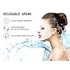 5 Pieces Reusable Facial Mask Cover Silicone Skin Mask Moisturizing Face Wrap for Sheet Prevent Evaporation Masks Face Care Tool (Clear)