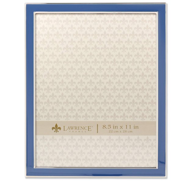 Lawrence Frames 8x10 Navy Enamel Picture Frame, Blue