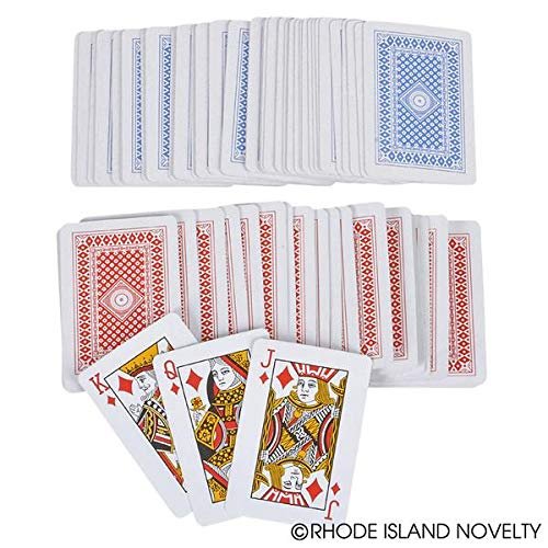 Rhode Island Novelty 2.5 Inch Mini Playing Cards 24 Packs