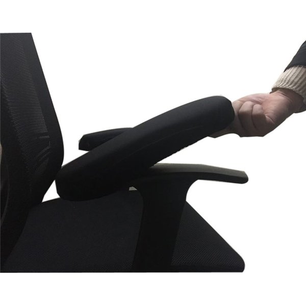 Loghot Set of 2 Office Chair Armrest Pads for Chair Armrest Slipcovers/Covers Maximum Relieves Elbow Discomfort Black
