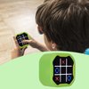 MGZNMTY Silicone Case Compatible with Giiker Tic Tac Toe Bolt Electronic Game, 3-in-1 Handheld Puzzle Game Console Toys Skin for Kids (Only Case) (Green)
