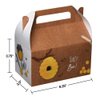 Hammont Paper Treat Boxes - (10 Pack) - Party Favors Treat Container Cookie Boxes Cute Designs Perfect for Parties and Celebrations 6.25" x 3.75" x 3.5" (Honeybees)
