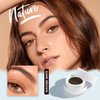 VANERIA Eye Brow Kit 4pcs,Brow Styling Soap,Brow Freeze For Fluffy Brows,Clear Brow Gel+Eyebrow Pomade+Eyebrow Pencils+Eyebrow Brush,Brow Wax Long Lasting Eyebrow Makeup.190g(Dark Brown)