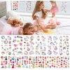 30 Sheets Temporary Tattoos Kit for Kids, Fake Cute Tattoo Stickers Waterproof, Birthday Party Favor (Unicorn ＆ Princess ＆Dessert)