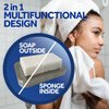T.Taio Esponjabon Variety Pack Mini Travel Size Soap Sponges - Includes Mother of Pearl, Oatmeal, and Charcoal - Catering to Different Skincare Needs & Preferences, Ideal for On-The Go Cleanse