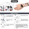 Football Temporary Tattoos Birthday Party Supplies Decorations 81 PCS Tattoos Stickers American Rugby Fans Cheerleaders Cute Party Favors Kids Boys Girls Gifts Ideas Classroom School Prizes Themed