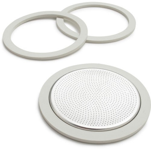 Bialetti Replacement Gasket & Filter for 6 Cup Espresso Maker