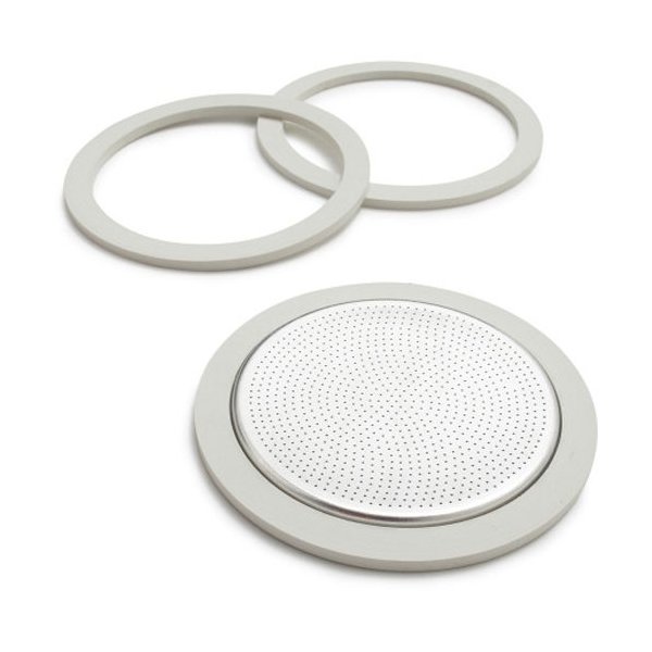 Bialetti Replacement Gasket & Filter for 6 Cup Espresso Maker