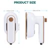 Portable Handheld Iron, Brynnl Mini Handheld Steamer Iron for Clothes, 180°Rotatable Travel Garment Steamer, Mini Ironing Machine Support Dry & Wet Ironing for Home,Travel,Gifts (white)