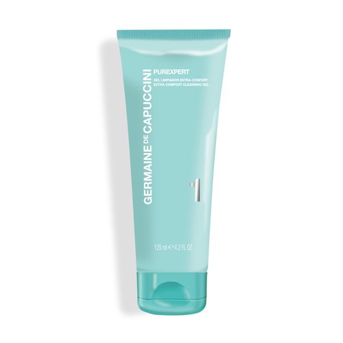 Germaine de Capuccini - Purexpert I Extra-Comfort Cleansing Gel - Normal and Combination Skin - Gently cleanses and purifies - Minimizes pores and imperfections - 4.2 Oz