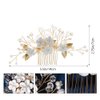 Crystal Wedding Hair Comb Clip - Elegant Bridal Hair Accessories for Brides and Bridesmaids