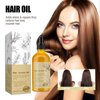 3PCS Veganic Natural Hair Growth Oil,Veganic Hair Oil for Hair Growth Organic, Hair Growth Oil for Dry Damaged Hair and Growth Thin Hair
