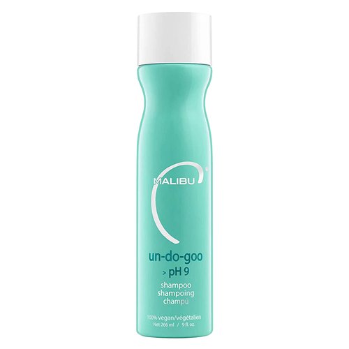 Malibu C Un-Do-Goo Shampoo - Clarifying Shampoo for Build Up - Detoxifying Shampoo for Shiny Hair - Moisturizing Hair Care - Anti Residue + Sulfate Free (9 oz)