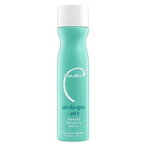 Malibu C Un-Do-Goo Shampoo - Clarifying Shampoo for Build Up - Detoxifying Shampoo for Shiny Hair - Moisturizing Hair Care - Anti Residue + Sulfate Free (9 oz)