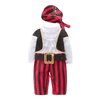 LXKIKMM May's Baby Boys Captain Infant Costumes Cap Stinker Pirate Costume 4pcs Set