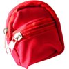 Mini Doll Zipper Backpack,Cute School Bag Model Dollhouse School Accessory for 1/6 Scale Dollhouse,Dolls Accessories Costume Ornament Photography Props,Keys Purse Dollhouse Accessories (Yellow)
