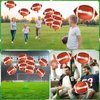 NOVWANG 27 Inch Football Balloons,10 Pcs Football Field Balloons Football Foil Balloons for Football Birthday Sport Themed Party Decorations Supplies