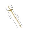 LELEVTXP 2 Pcs Girls Chopsticks Vintage Hair Sticks Hairpins Vintage Hair Accessories for Women Girls Long Hair (Golden)