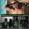 24 Sheet Temporary Tattoos Sticker, Wolf Tiger Lion Skull Waterproof Fake Tattoo for Women Men Kids, Glow in The Dark Temporary tattoos for Halloween Rave Festival Party Supplies Decorations