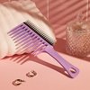 Tangle Teezer The Wide Tooth Comb for Curly Hair, Double-Sided Detangling Comb for 3c to 4c Hair, Lilac
