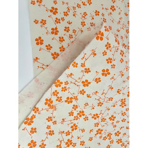 Eco Friendly Fine Decorative Handmade Lokta papers NA1-02 BLOSSOM