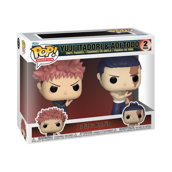 Funko! Pop Animation: Jujutsu Kaisen - Yuji Itadori & Aoi Todo, 2-Pack