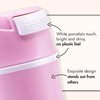 Embagol Eyelash Glue Storage Container Eyelash Storage Container Tank Eyelash Extensions Adhesive Jar Stand Makeup Case Cosmetic Storage Tank for Women Pink