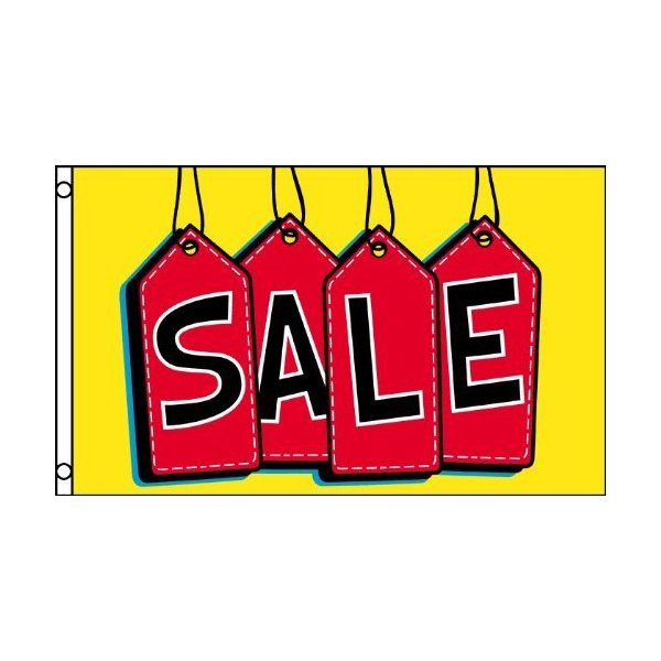 SALE Tags FLAG, 3'x5' sign banner
