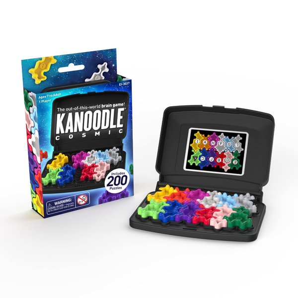 Educational Insights Kanoodle Cosmic, Brain Teaser Puzzle Challenge Game for Kids, Teens & Adults, Gift for Ages 7+