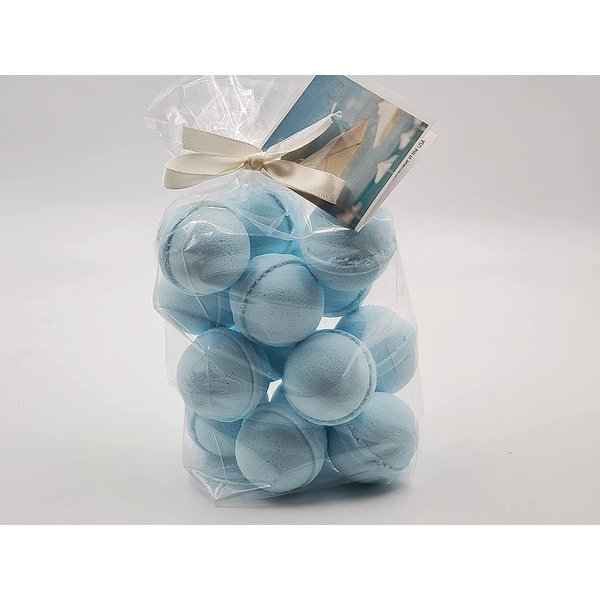 Spa Pure Cool Water Fizzies: Bath Bombs USA Made, Ultra Moisturizing with Shea Butter, Great for Dry Skin (14 Count) Pack of 1