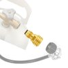 Hooshing Propane Tank Adapter Converts POL LP Tank Service Valve to QCC1 / Type1 Hose or Regulator Solid Brass Old to New