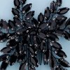 Rumtock Black Rhinestones Hair Comb Women Girls Handmade Headpiece Hair Styling Jewelry