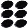 6Pcs shampoo pocket comb massage hair comb pocket palm brush comb portable hair comb beard comb creative scalp massage brush comb for men and pets (6PA)