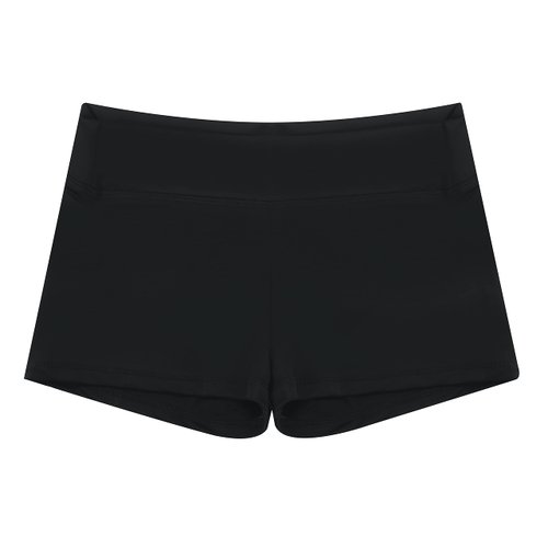 Dancina Girls Gymnastics and Dance Shorts Dancewear 8 Solid Black