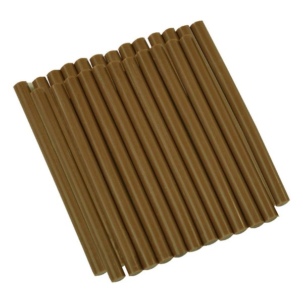GlueSticksDirect® Brown Hair Fusion Glue Sticks Mini X 4" 24 Sticks