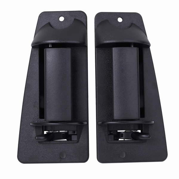 LCWRGS Extended Cab Door Handle Exterior Rear Driver & Passenger Side Replacement for Chevy Silverado & GMC Sierra 1999 2000 2001 2002 2003 2004 2005 2006 2007, 15758172 15758171