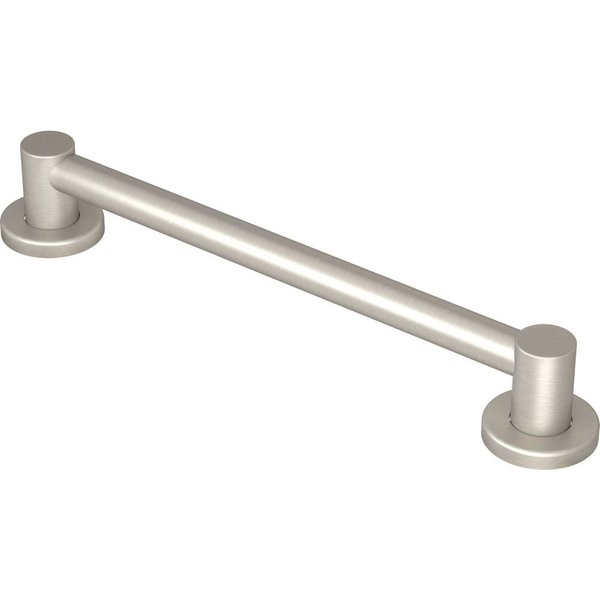 Moen YG0418BN Bathroom Safety 18-Inch Stainless Steel Modern Bathroom Grab Bar, Brushed Nickel