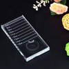 2 Pack Crystal Lash Trays for Lash Extensions, Lash Tile, Transparent Adhesive Glue Holder Lash Tiles for Lash Extension, Glass Eyelash Lash Trays Pallet, 5.9 x 3.9 x 0.3In