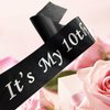 It’s My 10th Birthday Sash,Silver Foil Letter Happy 10th Birthday Sash Party Favors Decoration for Birthday Girls Boys Black