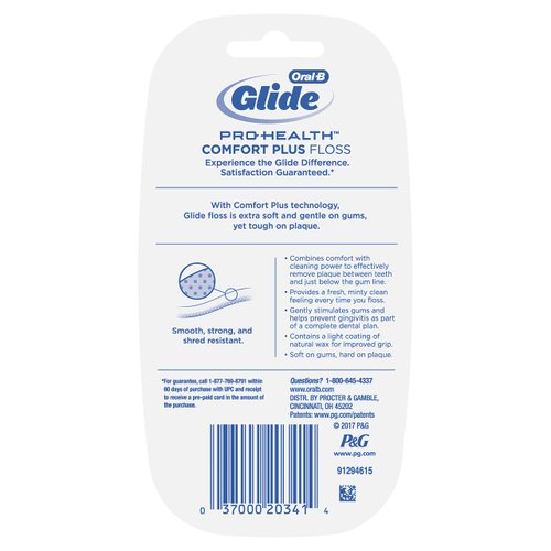 Oral-B Glide Pro-Health Deep Clean Dental Floss, Comfort plus floss, 40 M, Pack of 2