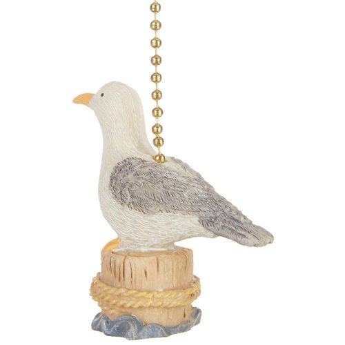 Coastal Beach Decor Seagull Ceiling Fan Light Pull