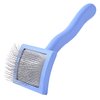 Curved Grooming Slicker Brush for Dogs, Soft Pin Goldendoodle Brush for Dematting & Shedding, Ideal Dog Slicker Brush for Poodles, Labradoodles & Other Breeds [We Love Doodles] (Small)