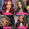 Chocolate Brown Body Wave Lace Front Wigs Human Hair 250% Density 5x5 HD Lace Frontal Wigs Human Hair Pre Plucked Brown Glueless Wigs Human Hair For Women 4# Colored Human Hair Wig 22 inch